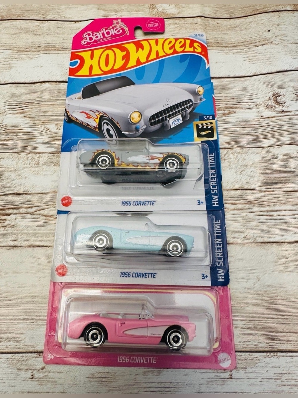 Hot Wheels and Barbie Die-Cast Car Pack - Pink, Blue, Silver*Brand New/Sealed! - Picture 5 of 6